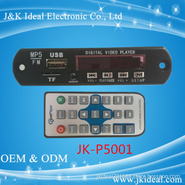 USB fm radio tf car mp3 mp5 video player module decoder board